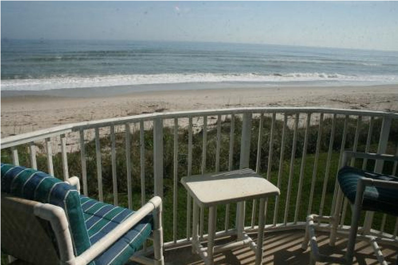 beach view from the balcony 