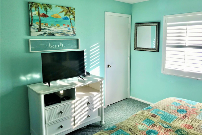Second Bedroom with Euro King & TV