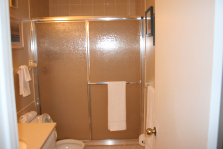 Hall Bathroom with Walk In Shower 
