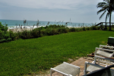 Beautiful ocean front view  from patio.