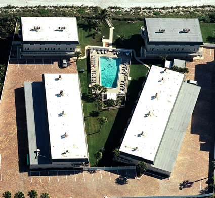 Overhead view of the facility